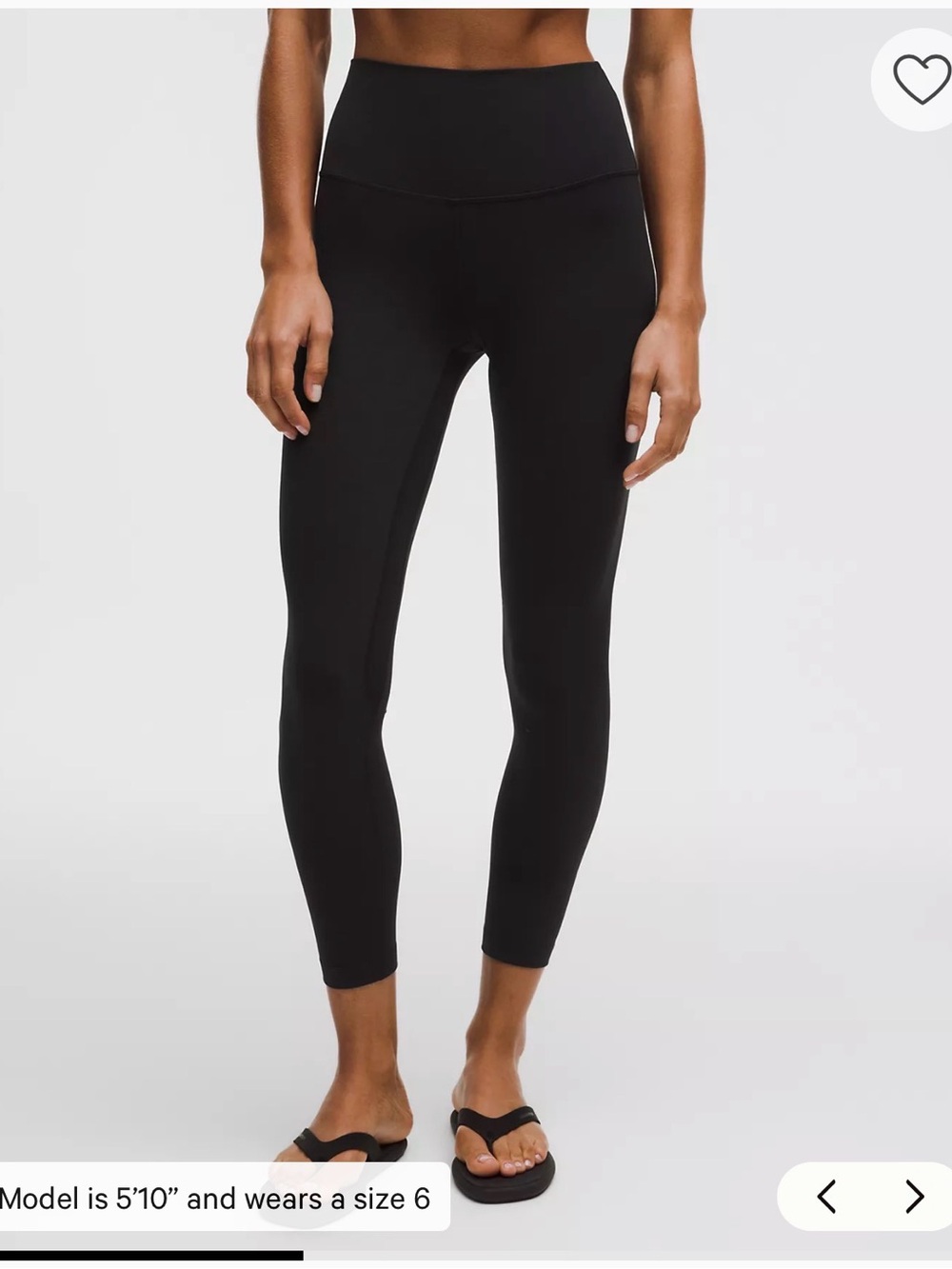 lululemon Align High-Rise Pant 25" Leggings Black